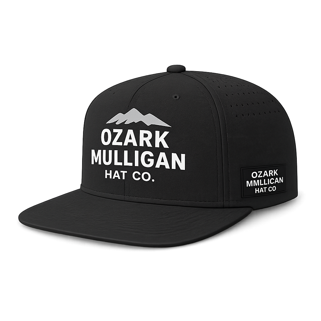 Ozark Mulligan Classic Rope Hat – Black & White