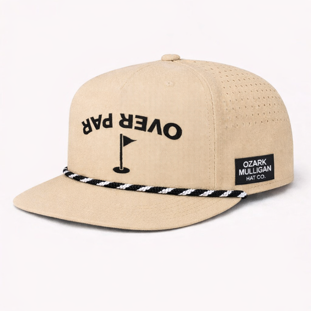 Ozark Mulligan – Over Par Hat – Sand & Black