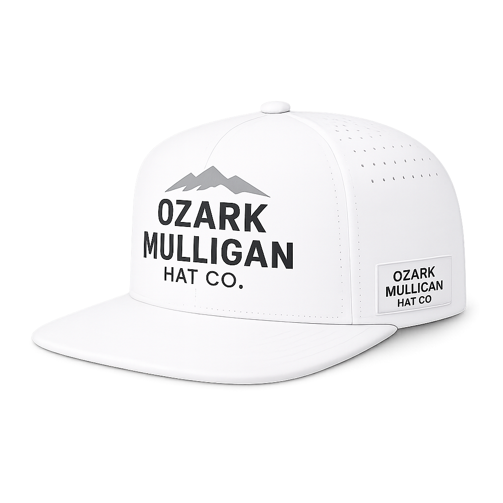 Ozark Mulligan Classic Rope Hat – White & Black