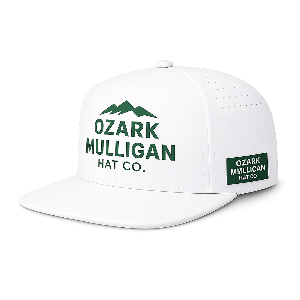 Ozark Mulligan Classic Rope Hat – White & Green