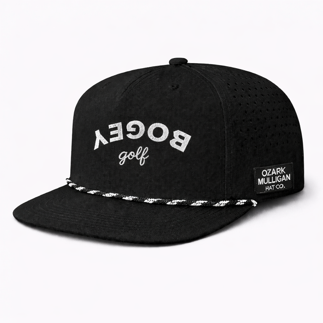 Ozark Mulligan “Bogey Golf” Hat – Black & White