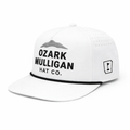 Ozark Mulligan – Classic Logo Hat – White & Black Limited AR Edition