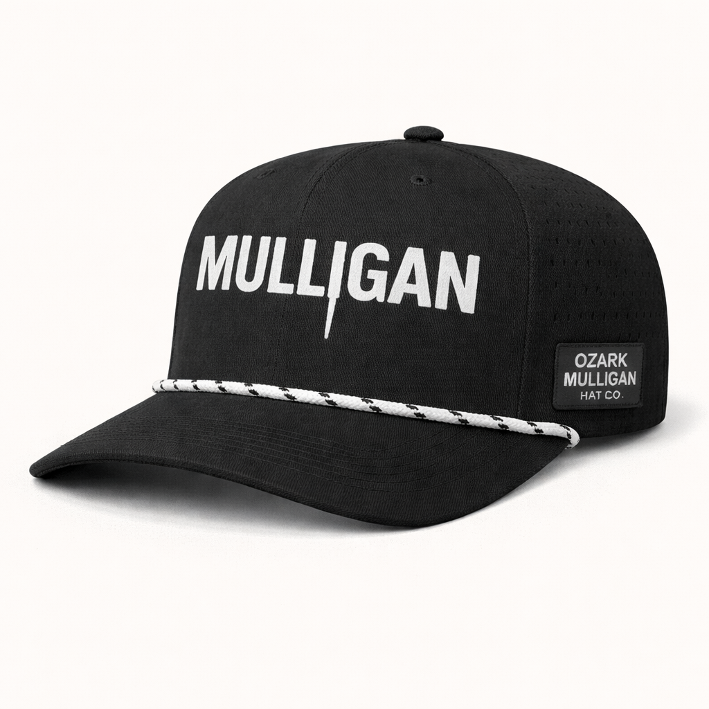 Ozark Mulligan – Mulligan Hat – Black & White