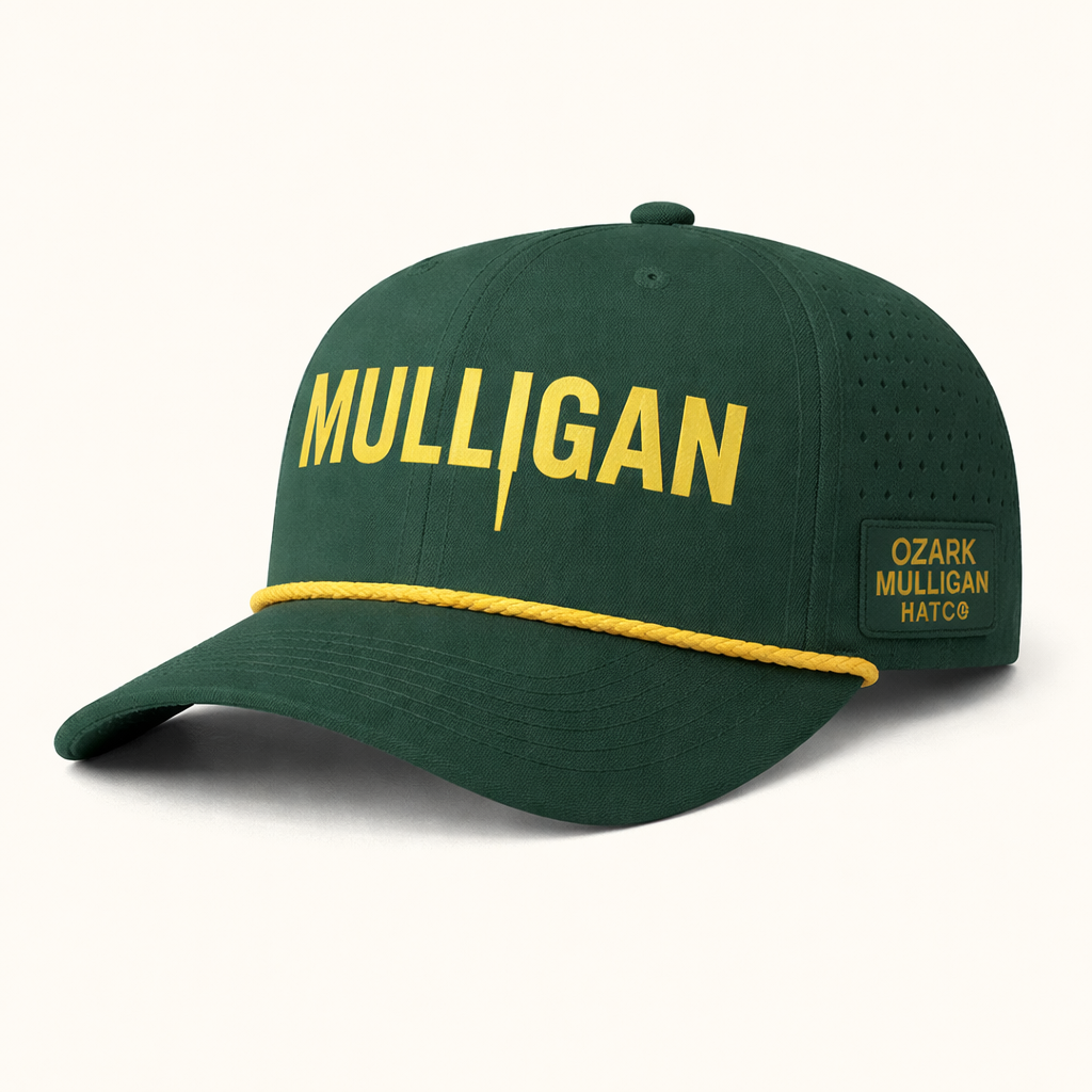 Ozark Mulligan – Mulligan Hat – Green & Yellow